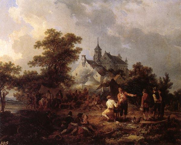 Prince, Jean-Baptiste le Playing Ball oil painting image
